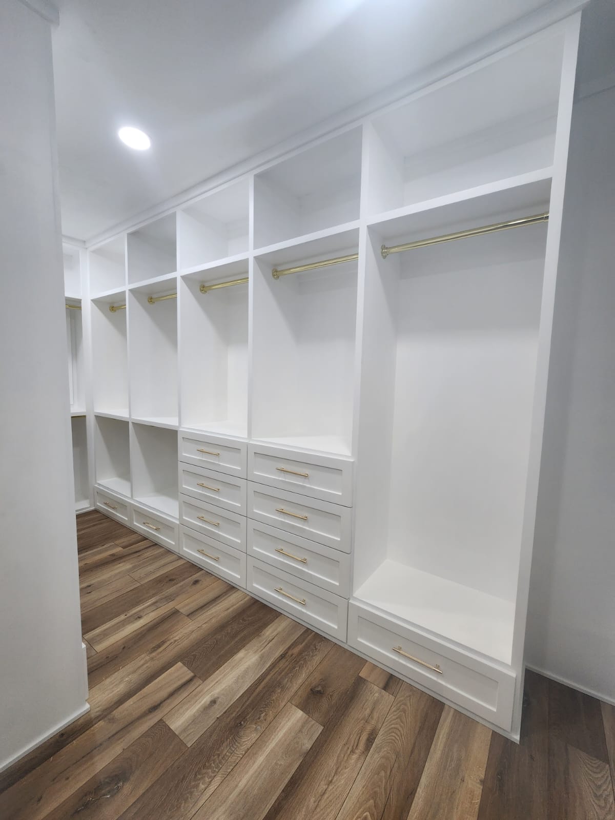 Custom closet design and storage by The Woodlands Premier Remodeling